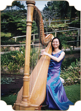 Brisbane Harpist Cindy Shih